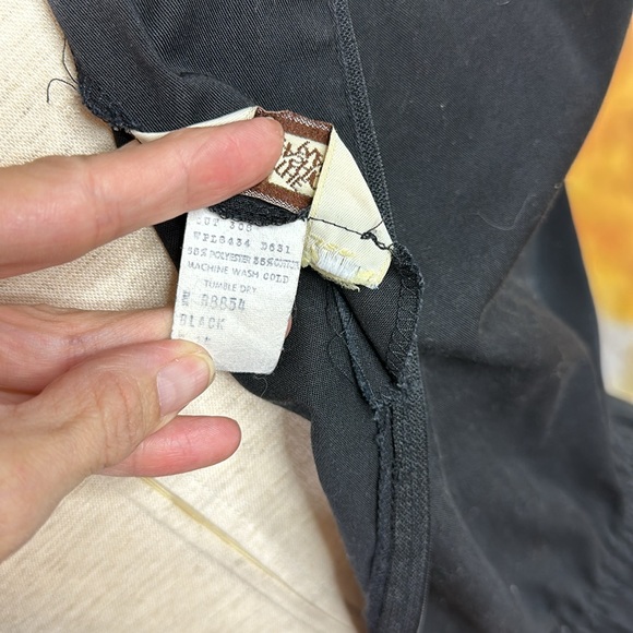 Vintage Sears black dress medium ribbon trim - Picture 9 of 11